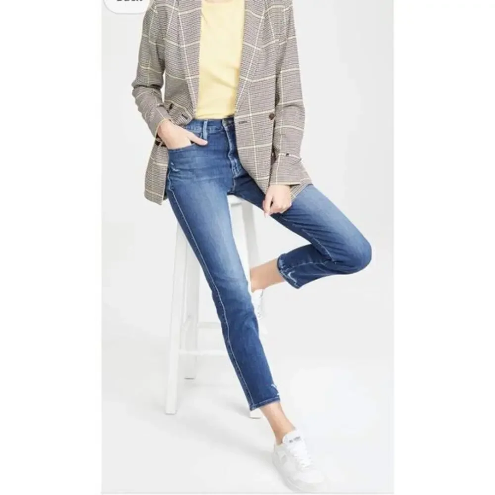 FRAME Le Sylvie Crop Jeans in‎ Edgewater Chew Size 29
